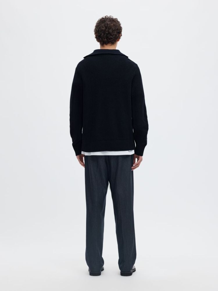 SLMPIM LS KNIT HALF ZIP CAMP 186839 Sky Capt